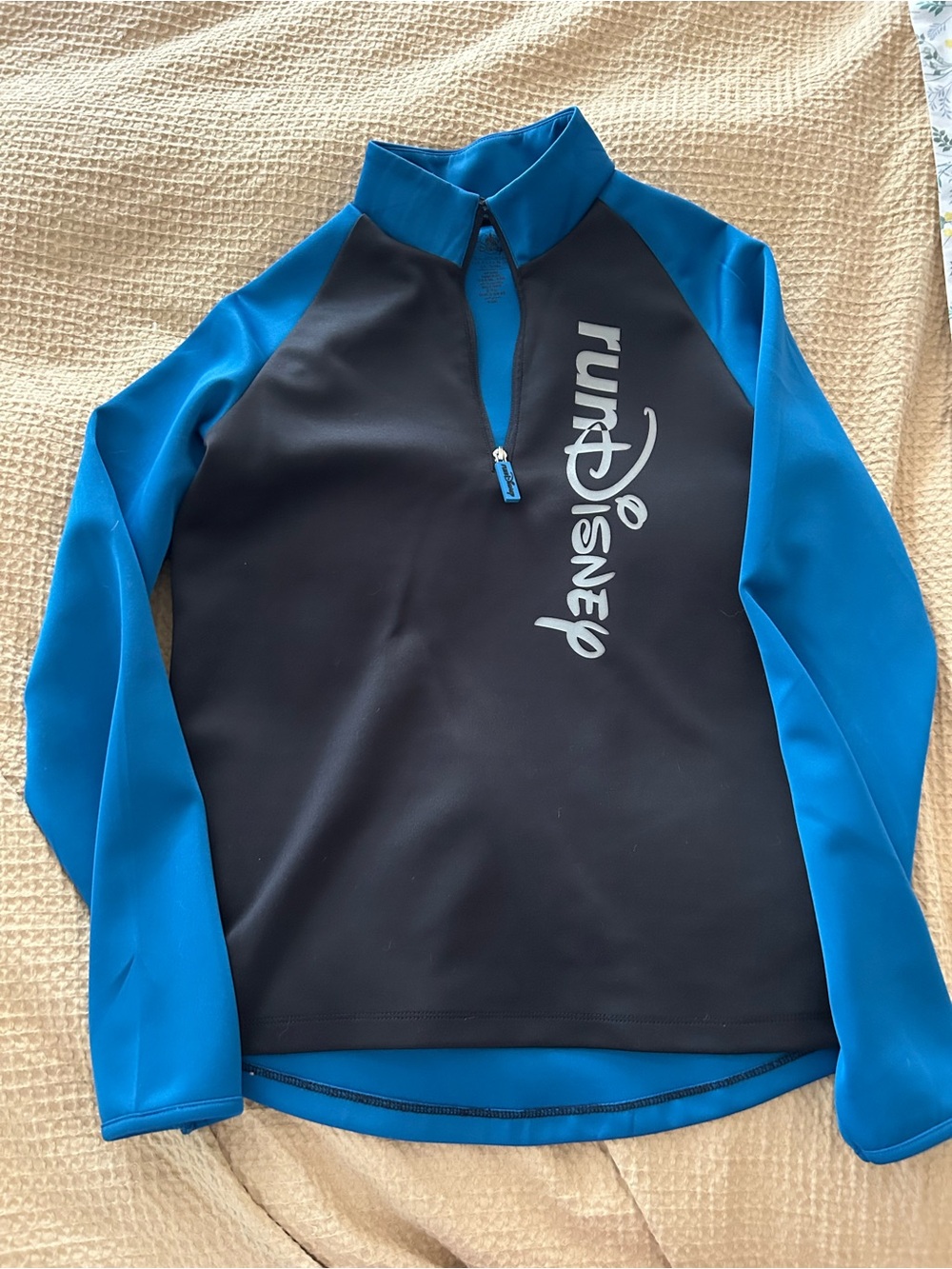 RunDisney Black and Blue Quarter-Zip Pullover